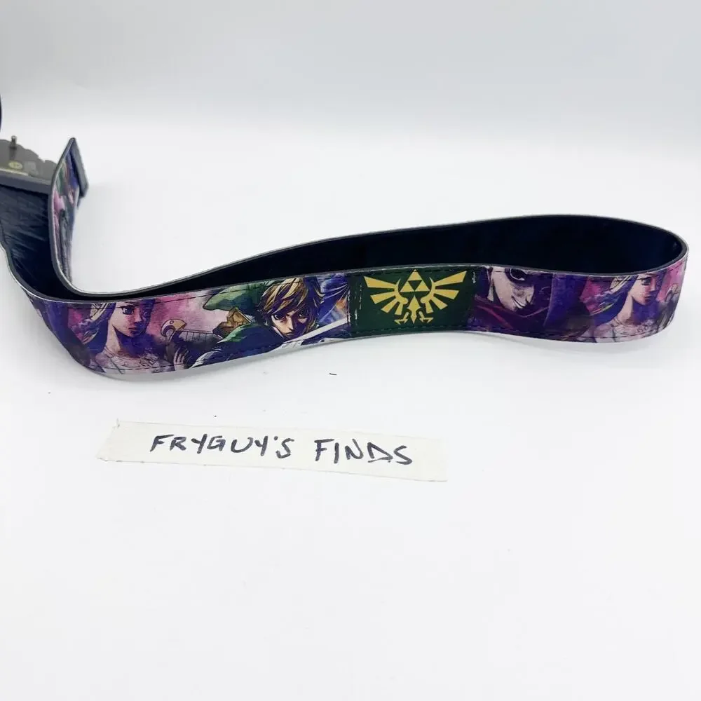 The Legend of Zelda Tri Force Nintendo Gamers Belt And Belt Buckle Size 38